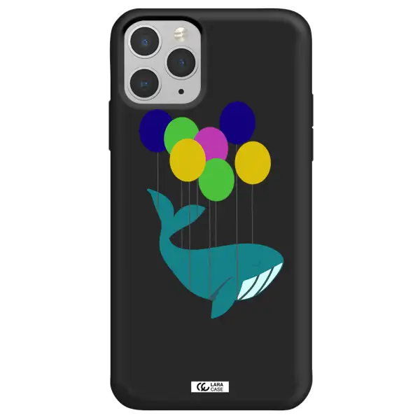 Flying Whale Apple iPhone 11 pro Silicone black Case