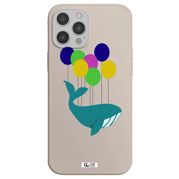 Flying Whale Apple iPhone 12 pro max Silicone Stone Case