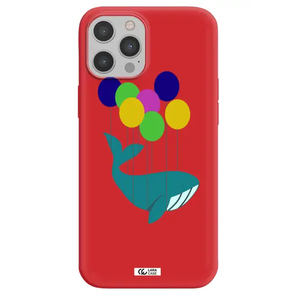 Flying Whale Apple iPhone 12 pro Silicone Imperial Red Case