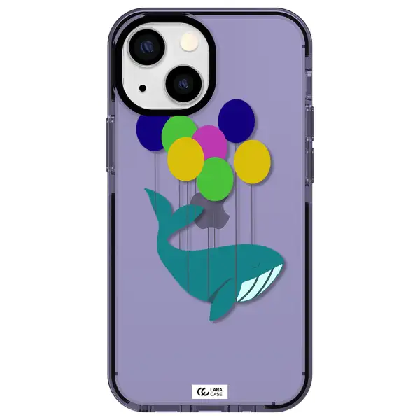 Flying Whale Apple iPhone 13 mini impact Lilac Case