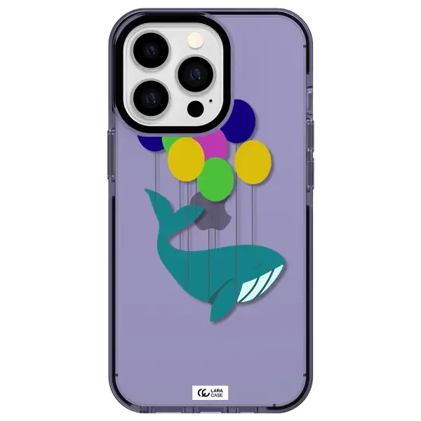Flying Whale Apple iPhone 13 Pro impact Lilac Case