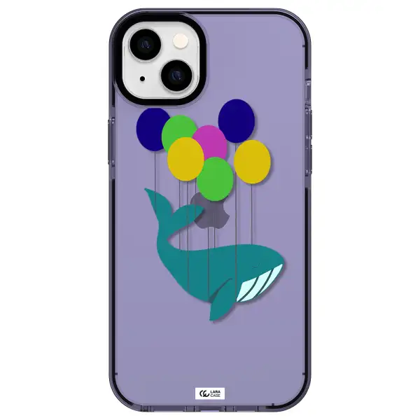 Flying Whale Apple iPhone 14 plus impact Lilac Case