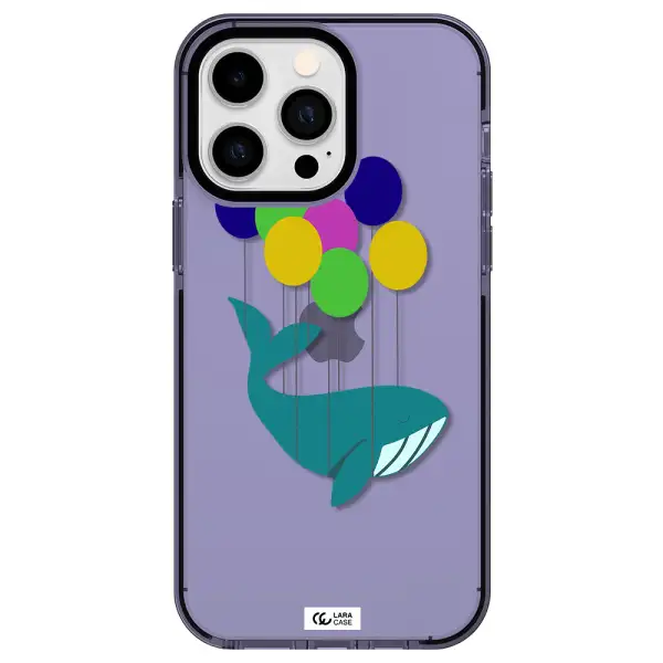 Flying Whale Apple iPhone 15 Pro Max impact Lilac Case