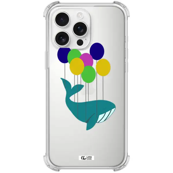 Flying Whale Apple Iphone 16 Pro Max Clear Pc Case