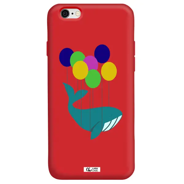 Flying Whale Apple iPhone 6 Silicone Imperial Red Case