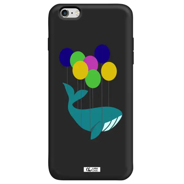 Flying Whale Apple iPhone 6S Silicone black Case