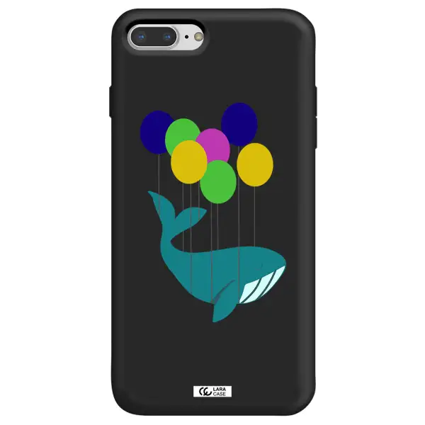 Flying Whale Apple iPhone 7 plus Silicone black Case