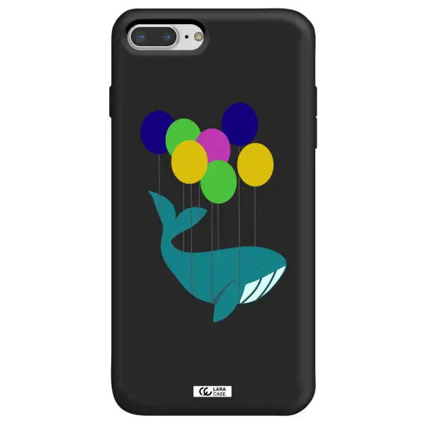 Flying Whale Apple iPhone 8 plus Silicone black Case