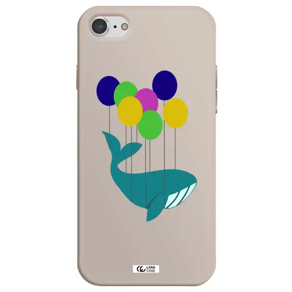 Flying Whale Apple iPhone 8 Silicone Stone Case