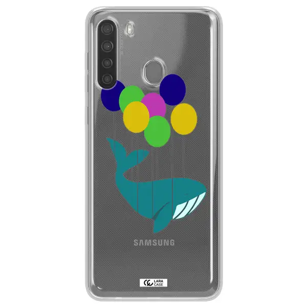 Flying Whale Samsung A21 Clear TPU Case