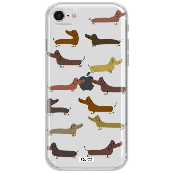 Dachshund Dogs Apple Iphone Se 2020 Clear Tpu Case