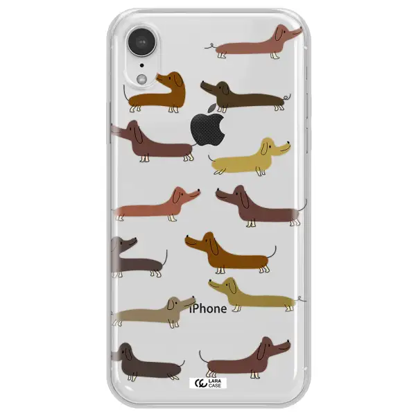 Dachshund Dogs Apple iPhone XR Clear TPU Case