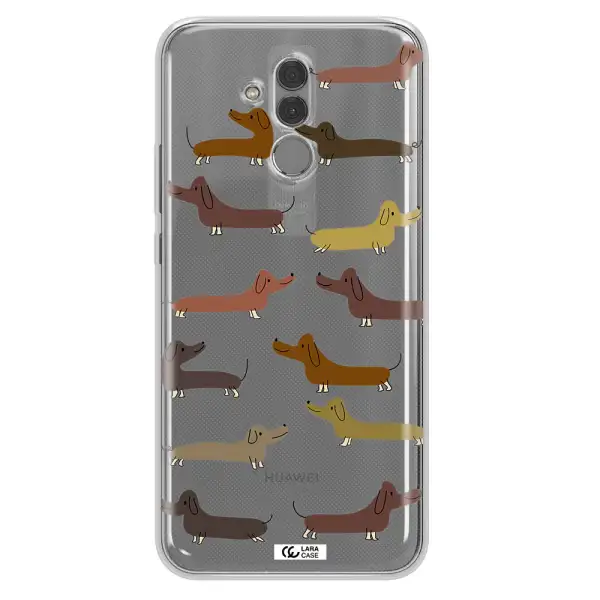Dachshund Dogs Huawei Mate 20 Lite Clear TPU Case