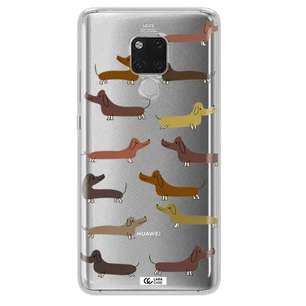 Dachshund Dogs Huawei Mate 20X Clear TPU Case