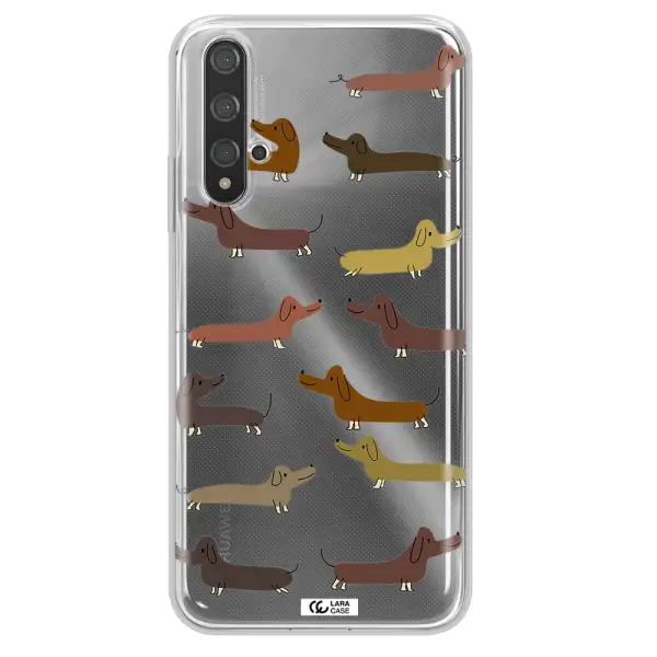 Dachshund Dogs Huawei Nova 5t Clear TPU Case