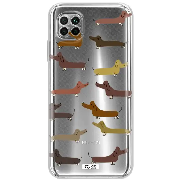 Dachshund Dogs Huawei Nova 7I Clear Tpu Case
