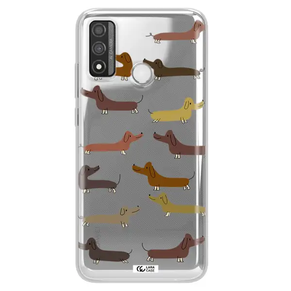 Dachshund Dogs Huawei P Smart 2020 Clear TPU Case