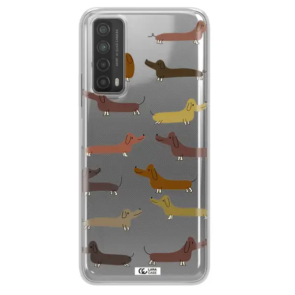 Dachshund Dogs Huawei P Smart 2021 Clear TPU Case