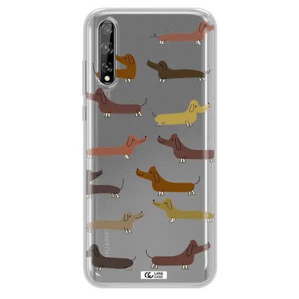 Dachshund Dogs Huawei P Smart S Clear TPU Case