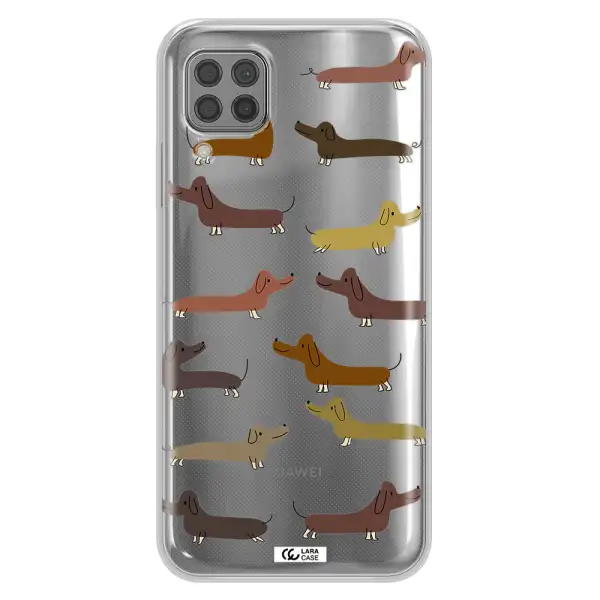 Dachshund Dogs Huawei P40 Lite Clear TPU Case