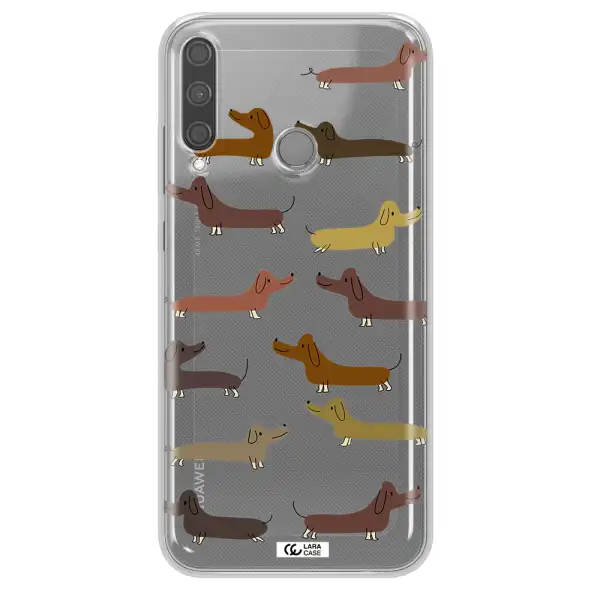 Dachshund Dogs Huawei P40 Lite E Clear TPU Case