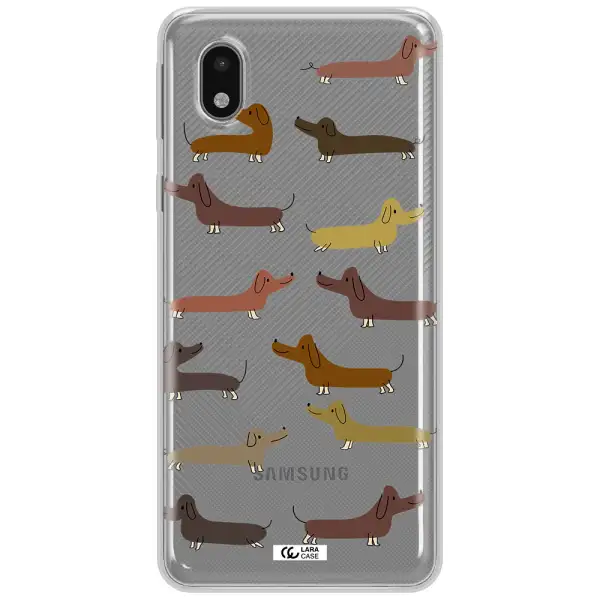Dachshund Dogs Samsung A01 Core Clear Tpu Case