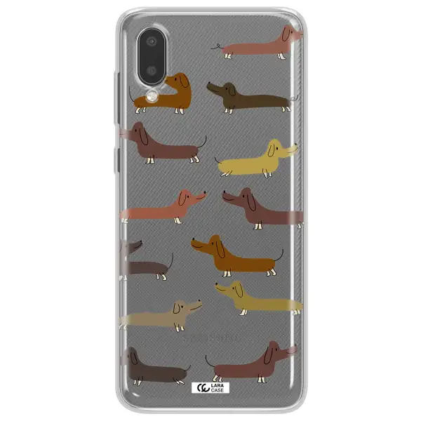 Dachshund Dogs Samsung A02 Clear TPU Case