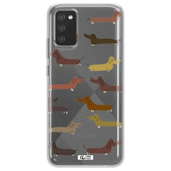 Dachshund Dogs Samsung A02S Clear TPU Case