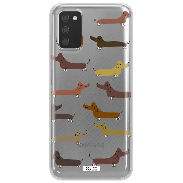 Dachshund Dogs Samsung A03S Clear TPU Case