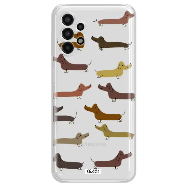 Dachshund Dogs Samsung A13 4g Clear TPU Case