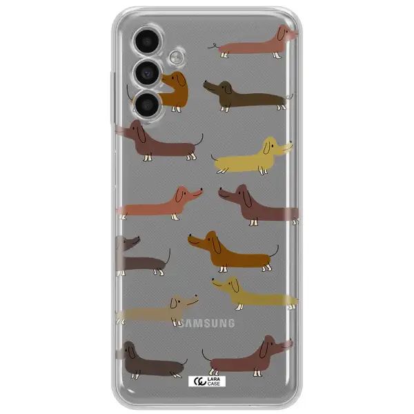 Dachshund Dogs Samsung A13 5G Clear Tpu Case