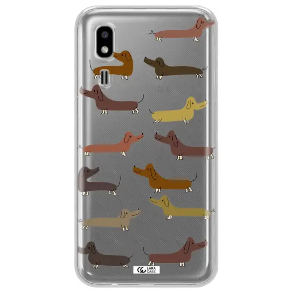 Dachshund Dogs Samsung A2 Core Clear TPU Case