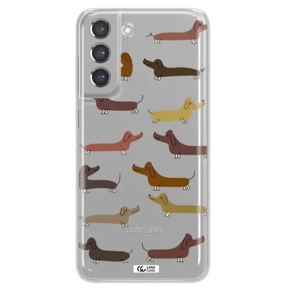 Dachshund Dogs Samsung A21 Fe Clear TPU Case