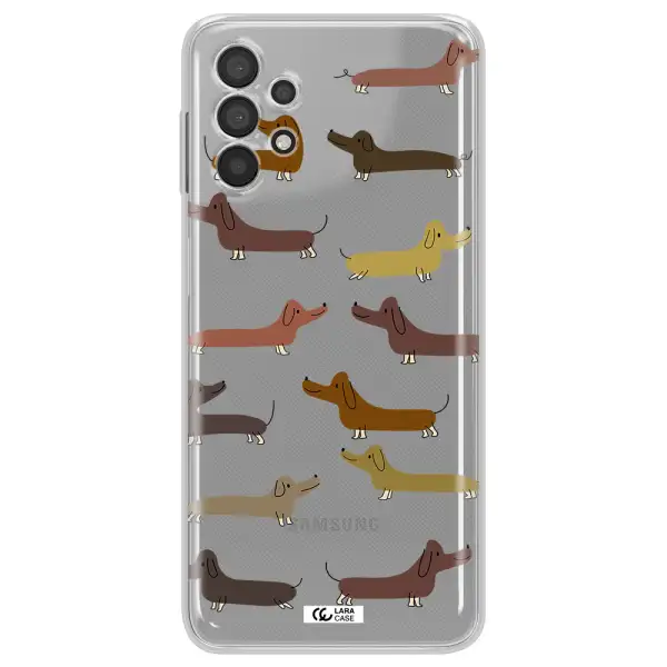 Dachshund Dogs Samsung A32 Clear TPU Case
