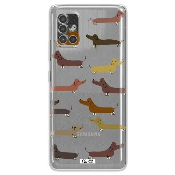 Dachshund Dogs Samsung A40S Clear Tpu Case