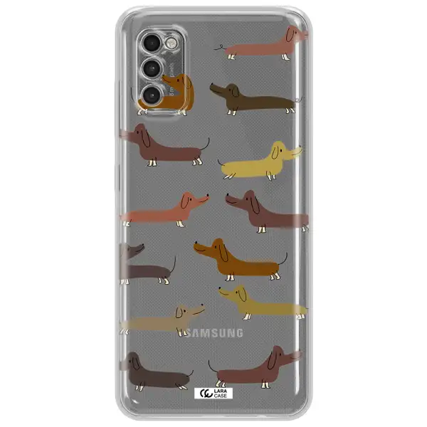 Dachshund Dogs Samsung A41 Clear Tpu Case