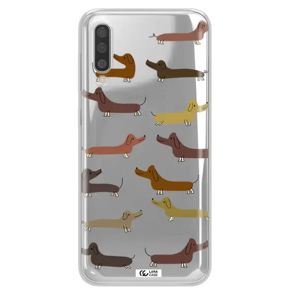 Dachshund Dogs Samsung A50 Clear TPU Case