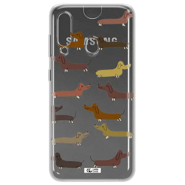 Dachshund Dogs Samsung A60 Clear TPU Case