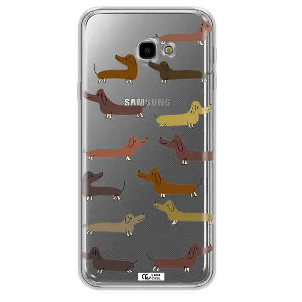 Dachshund Dogs Samsung J4 Plus Clear TPU Case