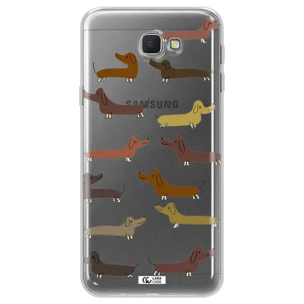 Dachshund Dogs Samsung J5 Prime Clear TPU Case
