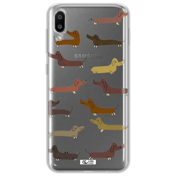 Dachshund Dogs Samsung M10 Clear TPU Case