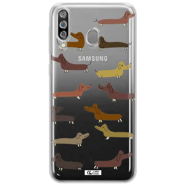 Dachshund Dogs Samsung M30 Clear TPU Case