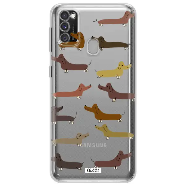 Dachshund Dogs Samsung M30S Clear TPU Case