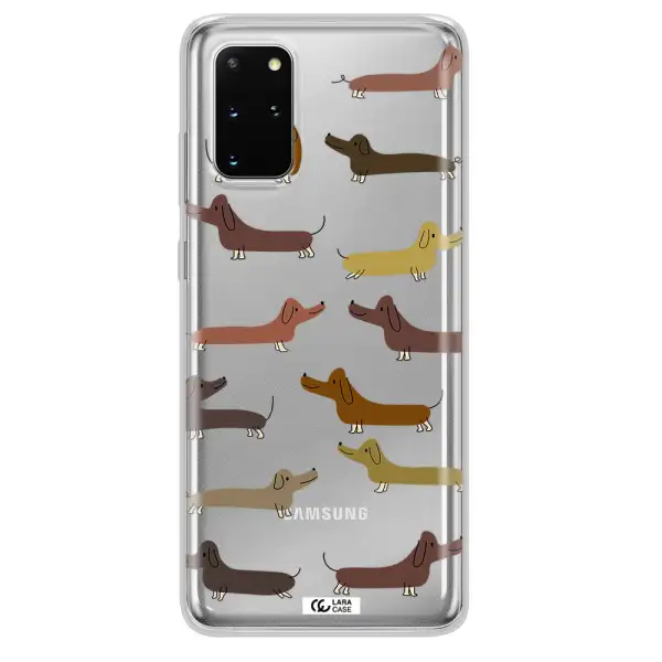 Dachshund Dogs Samsung S 20 Plus Clear TPU Case