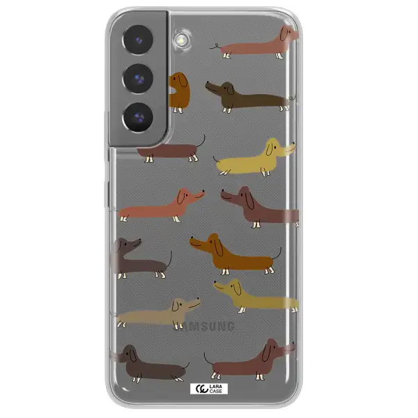 Dachshund Dogs Samsung S 22 Clear TPU Case