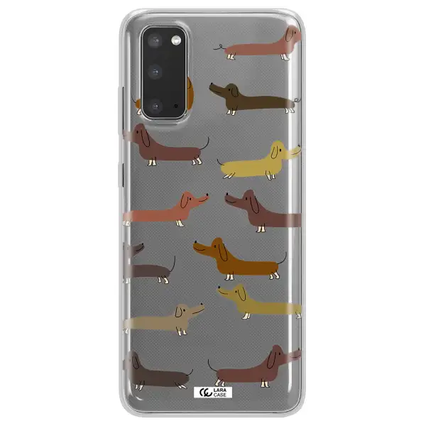 Dachshund Dogs Samsung S20 Clear TPU Case