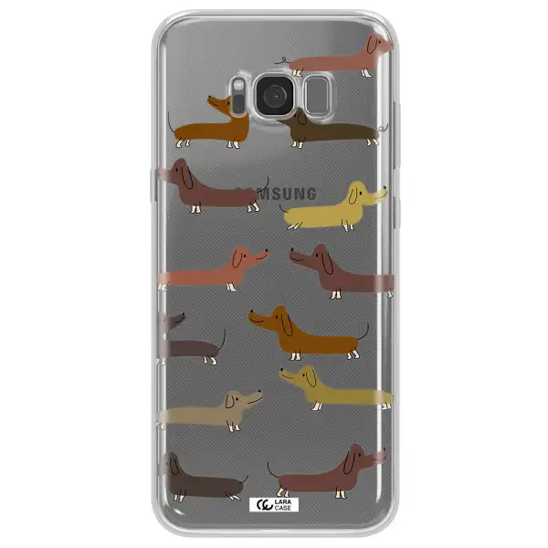 Dachshund Dogs Samsung S8 Plus Clear TPU Case