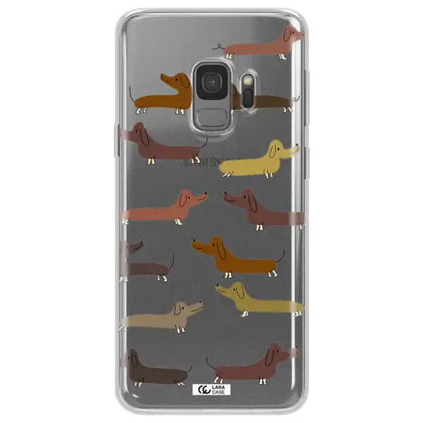 Dachshund Dogs Samsung S9 Clear TPU Case