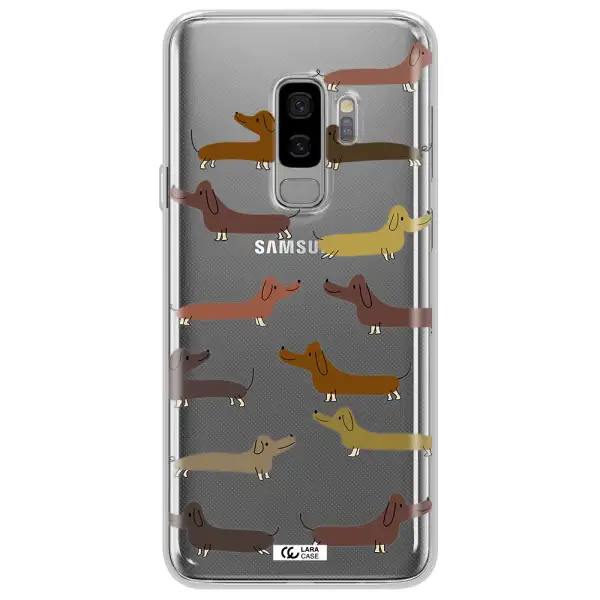 Dachshund Dogs Samsung S9 Plus Clear TPU Case