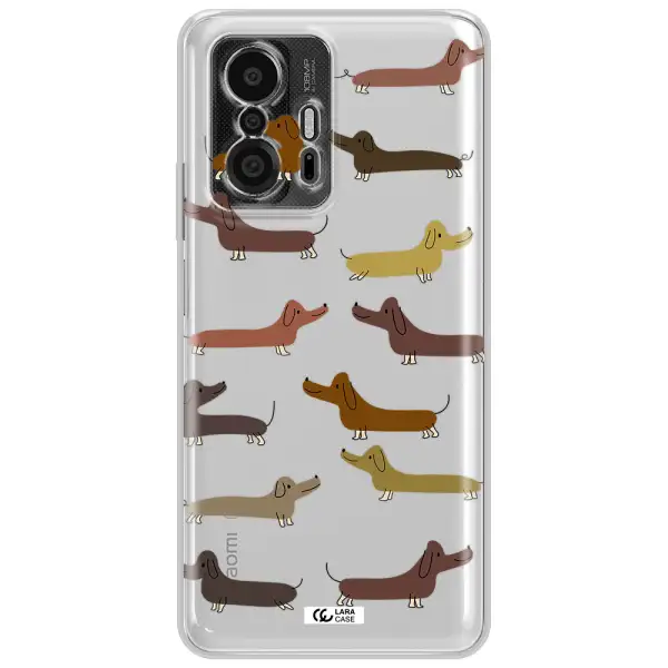 Dachshund Dogs Xiaomi 11T Pro Clear Tpu Case